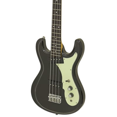 Aria Pro II DMB-206 4-String Bass Guitar - Black image 5
