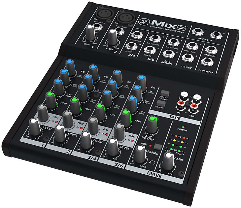 Mackie MIX8 8 Channel Compact Mixer image 1