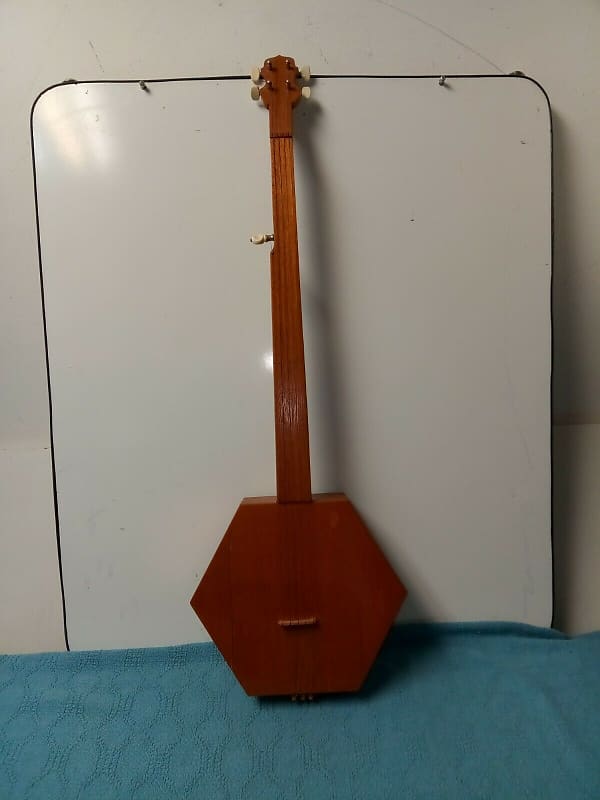 Unbranded Handmade Fretless 5-String Banjo With Hexagon Body | Reverb