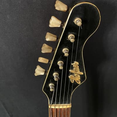 1963 Hofner Galaxy 175 White and Black Vynil image 7