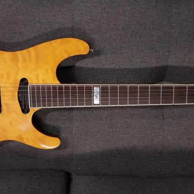 Ibanez FGM400QM-BA Frank Gambale Signature 1997 - 1999 - Blonde Amber for sale