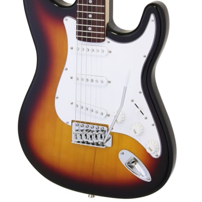 ARIA DM 01 3TS Retro Classic Electric Guitar, 3 Tone Sunburst | Reverb