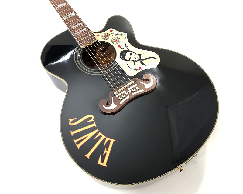 Epiphone Elvis Presley EJ-200 1996 Black | Reverb