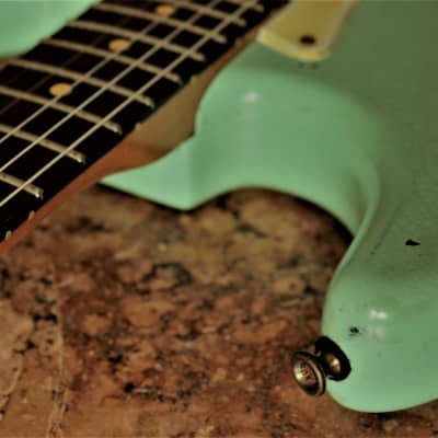 American Fender Stratocaster Relic Nitro Surf Green Custom ShopTexas Specials image 21
