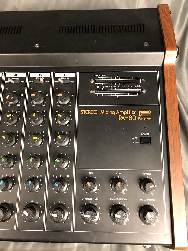 Roland PA-80 Vintage Powered Mixer Rare MIJ