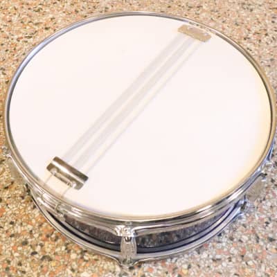 Stewart 5.5x14" Snare Drum Blue Sparkle Vintage 1970's MIJ image 11
