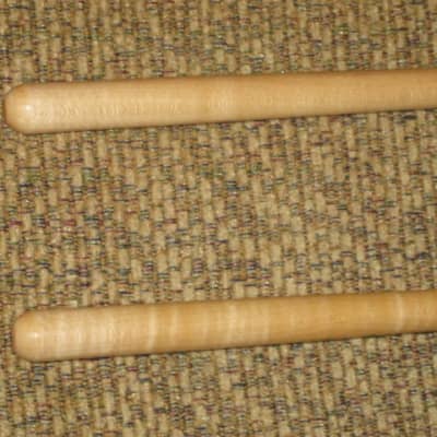 ONE pair new old stock Regal Tip 605SG (Goodman #5) Ultra Staccato Saul Goodman Timpani Mallet, small ball covered w/ two layers of tightly wound green felt, maple shaft -- Ideal for recording. Clean rhythmical articulation, especially on low tones image 15
