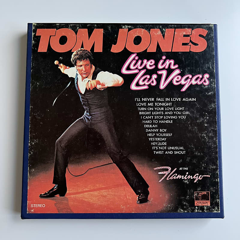 Tom Jones Live in Las Vegas Reel To Reel Tape 1969 | Reverb