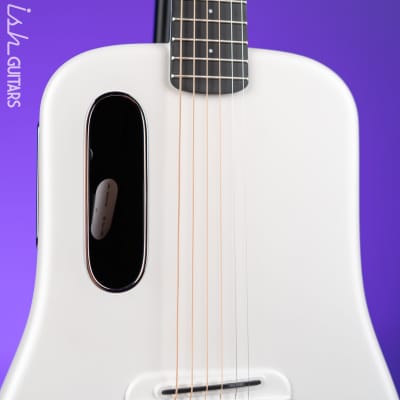 Lava Music LAVA ME 4 Carbon 36" Smart Acoustic-Electric Guitar White (w/ Airflow Bag) image 3