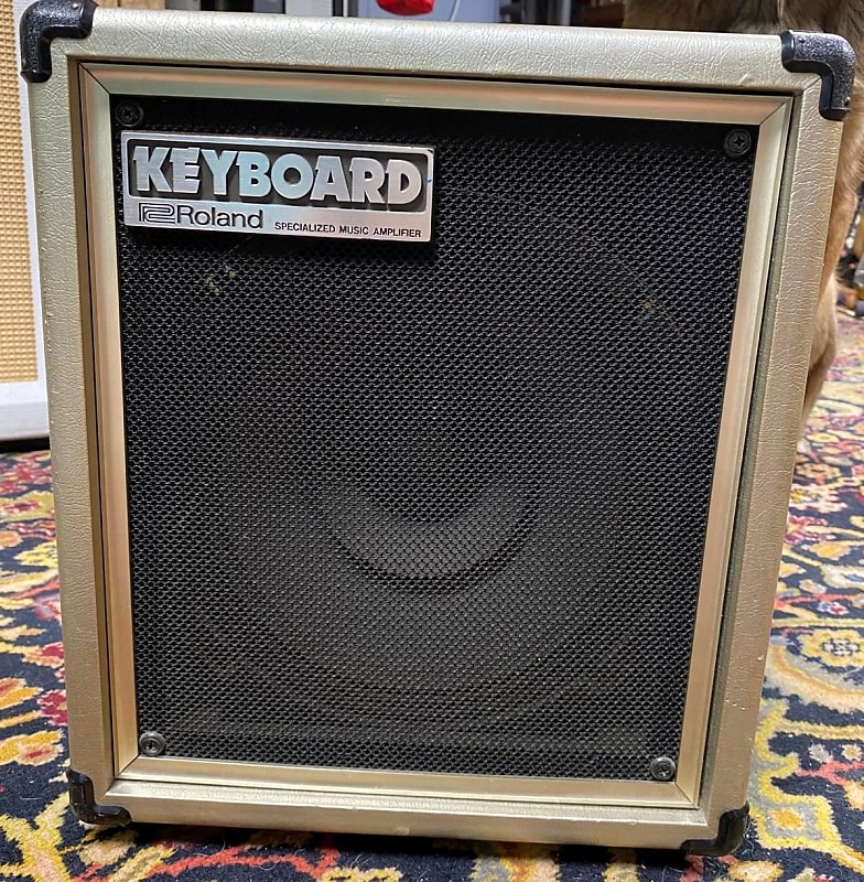 Vintage Roland CK-40 1974-1982 Silver Cube 40 keyboard amp