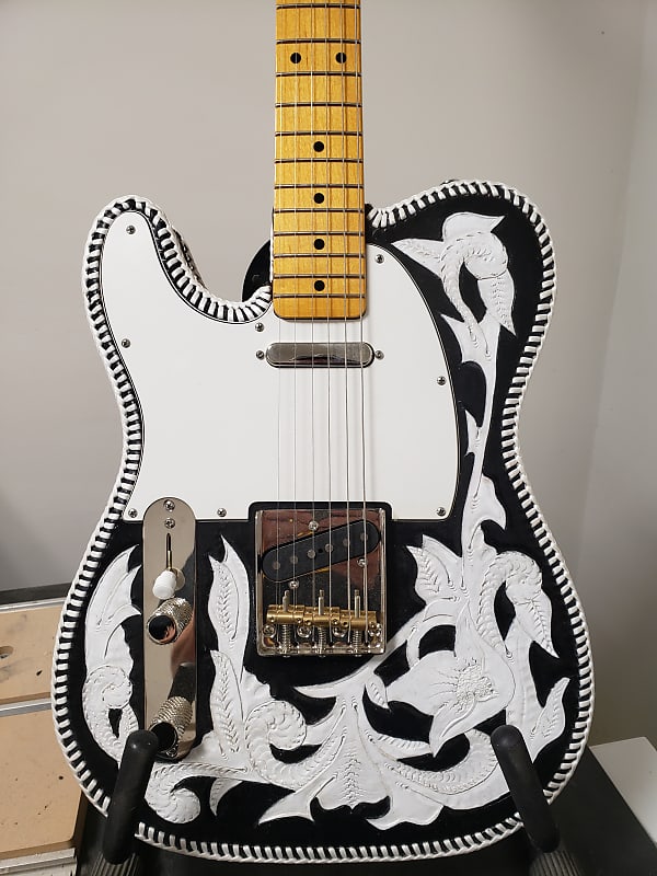Fender Telecaster 2000-2022 - Leather Waylon tribute image 1