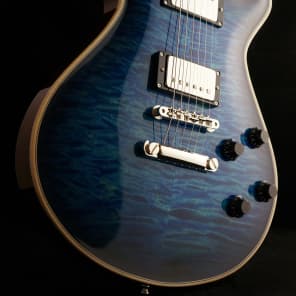 Knaggs Guitars Steve Stevens SSC in Ocean Blue Burst with Tier 1 Top plus Signed Raygun & Backplate image 6