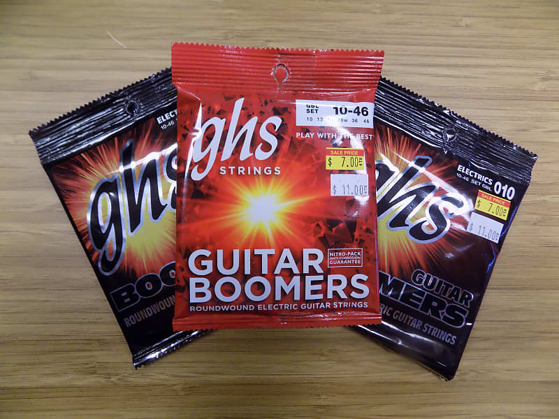 GHS GBL 10-46 Guitar Boomers 3 Pack Electric Guitar Strings image 1