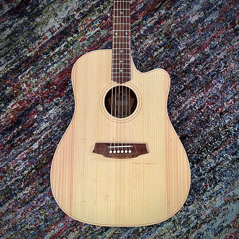 Cole Clark FL2EC-BB Acoustic Guitar, Australian AA Bunya Top and AA Blackwood Back/Sides image 1