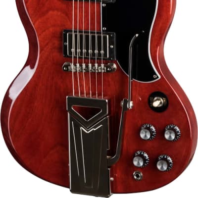Mint Gibson SG Standard '61 Sideways Vibrola Vintage Cherry w/case for sale