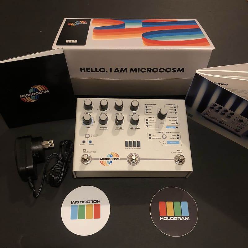 Brand New in Box Hologram Electronics Microcosm Granular Synthesis Delay  looper pitch modulation sequencer glitch arpeggiator