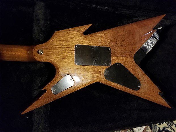 Dimebag Dean usa razorback flamed top Natural Wood Signed by Dimebag Dean usa razorback flamed top Natural Wood Signed by