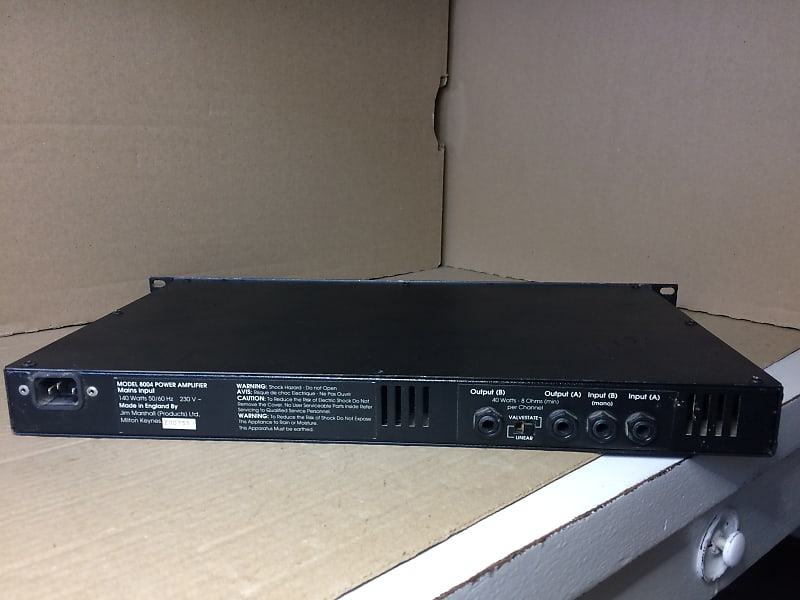Marshall Model 8004 Power Amp Valvestate 40+40 | Reverb