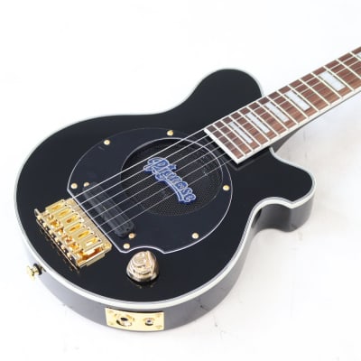 Pignose PGG-259 Mini Electric Guitar w/ Built-in Amp - Black image 2
