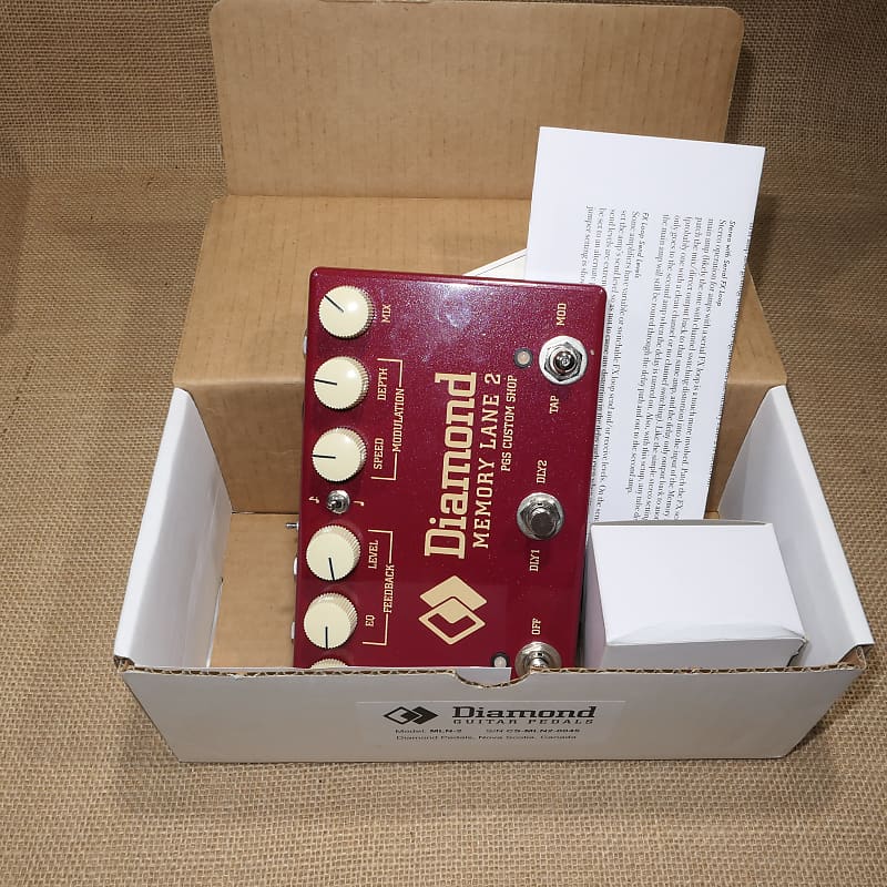 Diamond Guitar Pedal  Memory Lane 2 ディレイ Diamond Memory Lane 2 Analog Delay - YouTube