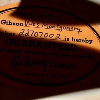 Gibson Custom Shop L-5 Wes Montgomery 2007 - Sunburst image 5