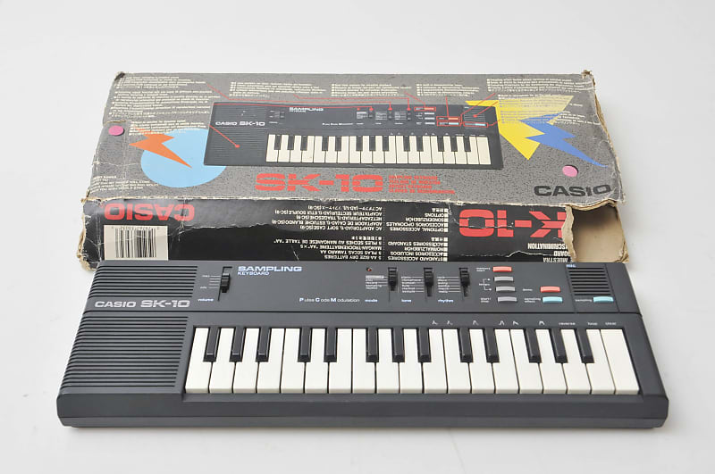 Casio SK-10 sampler keyboard 80's Lo Fi | Reverb
