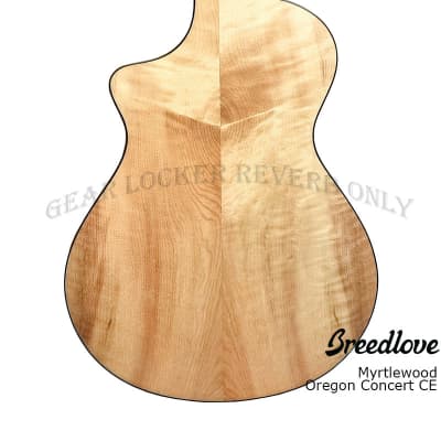 Breedlove Oregon Concert CE all solid Sitka Spruce & Myrtlewood acoustic electric guitar image 4