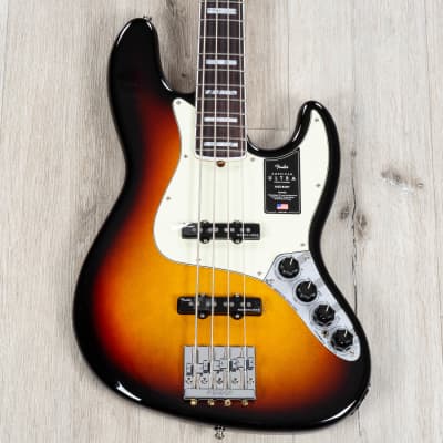 Fender American Ultra Jazz Bass Guitar, Rosewood Fingerboard, Ultraburst image 2