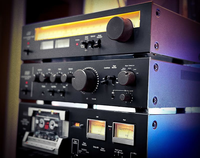 SANSUI AU-317 RaRe Vintage Stereo Amplifier Tuner Tape Equalizer Bundle