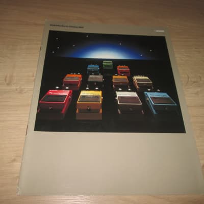 Boss Products Catalog – 1980 - Original Vintage Synthesizer Brochure - RARE
