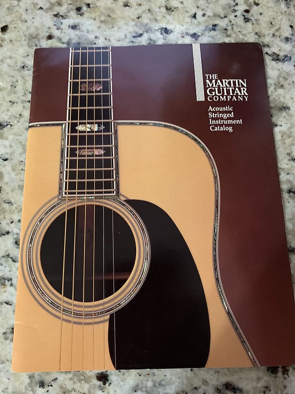 1988 Martin Guitar Catalog 90’s D 18 28 35 41 45 60 62 j40 Reverb