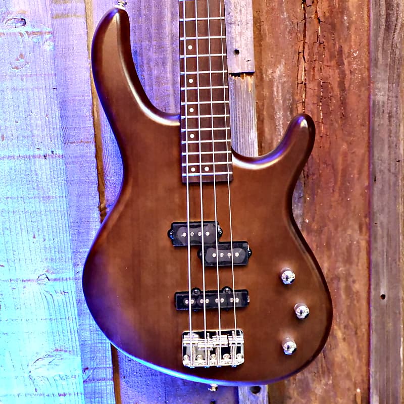 Cort Action PJ OPW 4-String Bass Open Pore Walnut image 1