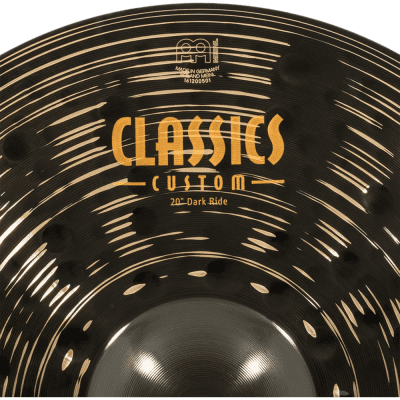 Meinl Cymbals 20 inch Classics Custom Dark Ride Cymbal (CC20DAR) image 6