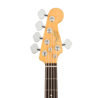 [PREORDER] Fender American Professional II Precision Bass V Electric Guitar, RW FB, Olympic White image 4