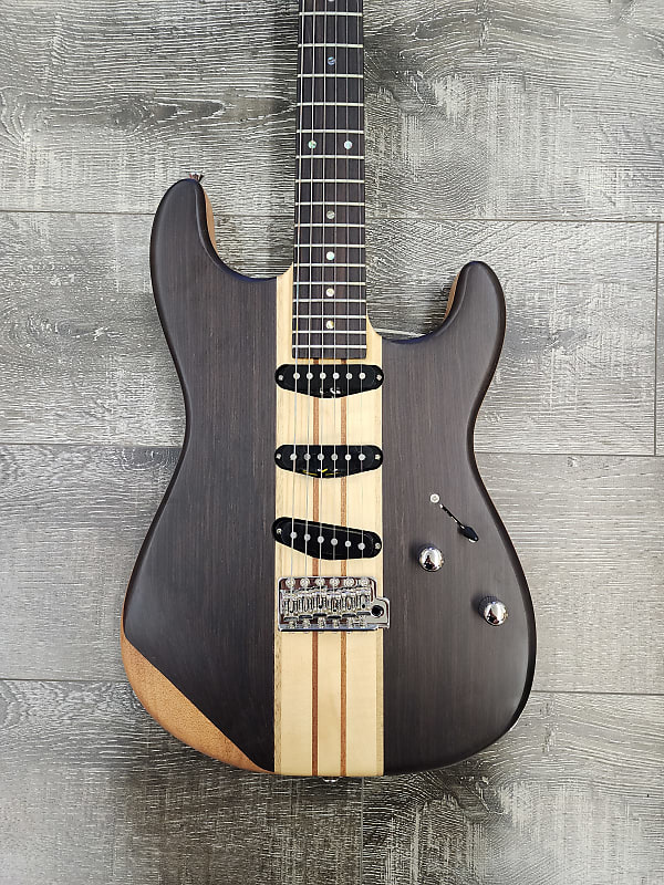 Black walnut outlet electric guitar