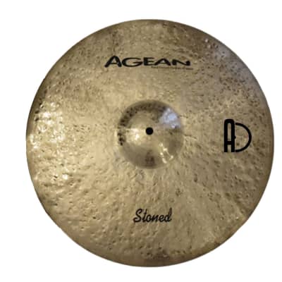 Agean Cymbals 18-inch Stoned Crash image 1