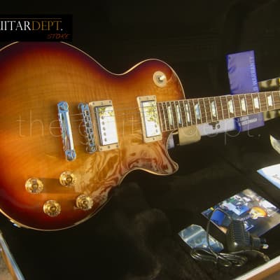 ♚NEW OLD STOCK !♚ 2015 GIBSON LES PAUL TRADITIONAL 100th Ann. ♚ ICED TEA AAA ♚ MOP ♚Standard♚OHSC image 21