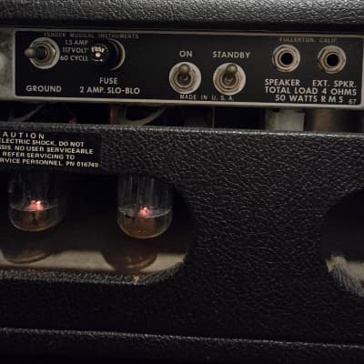 Fender Bassman 50 2-Channel 50-Watt 2x15" Piggyback Guitar Amp 1972 - 1976 - Silverface image 8