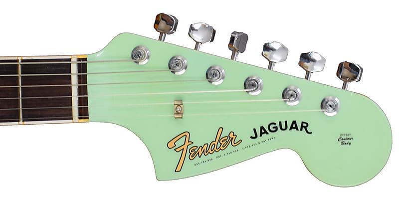 ギター Fender Jaguar Green Vintage 1969 Fender Jaguar Green Sparkle w/ Original