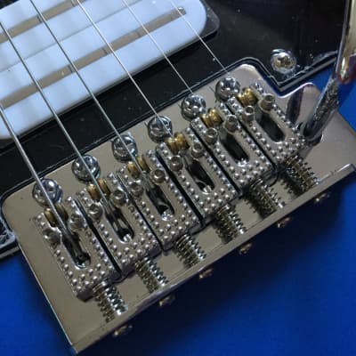 Martyn Scott Instruments Custom Built Partscaster Guitar in Matt Blue image 12