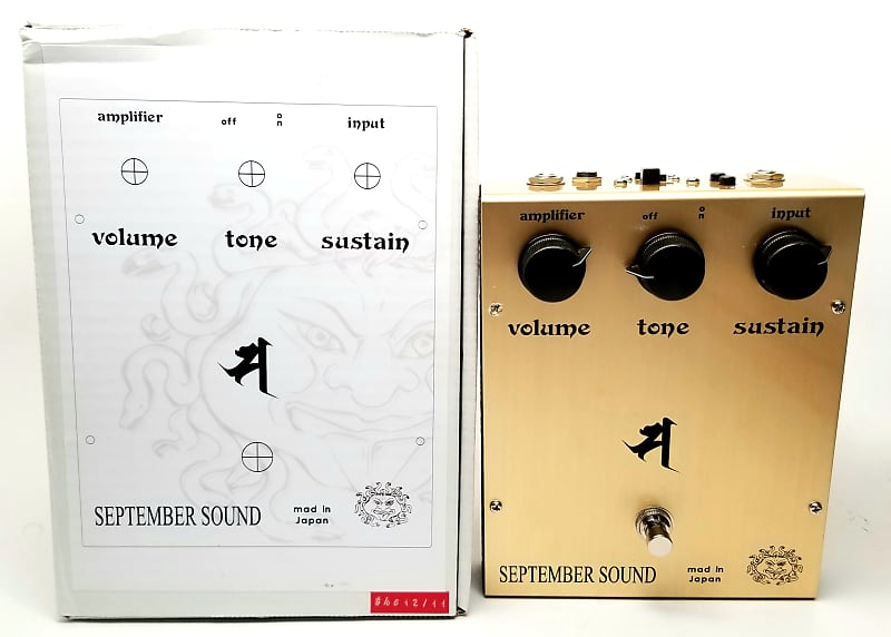 used September Sound Holy Grail Fuzz The Twelve Champagne Gold, Mint  Condition with Box and Paperwork!