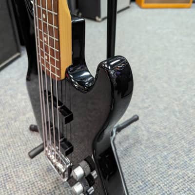 VINTAGE AS IS 1990 Fender Jazz Bass Plus V, Active / Passive Black image 8