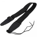 On Stage GSA10BK Guitar Strap with Leather Ends (Black)