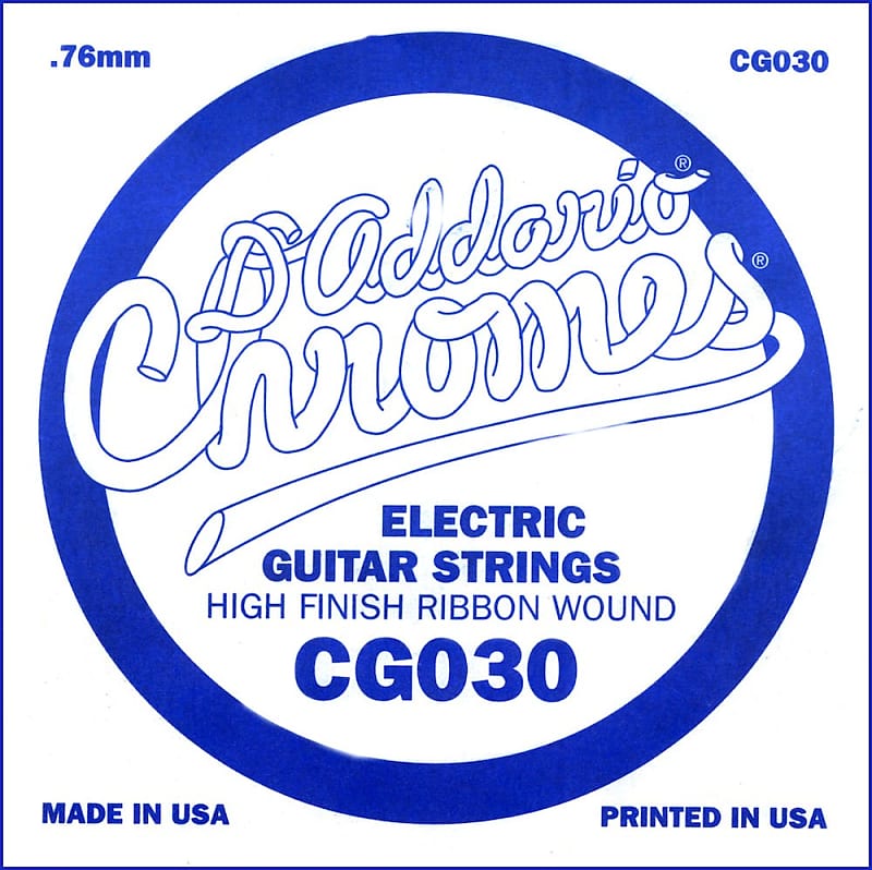 D'Addario CG030, .030 - Corde au détail guitare électrique - filet