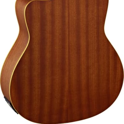 Ortega Guitars RCE131SN Family Series Pro Slim Neck Acoustic Electric Nylon Classical 6-String Guitar w/ Free Bag, Solid Canadian Western Red Cedar Top and Mahogany Body, Natural Satin Finish image 2