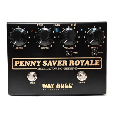 Reverb.com listing, price, conditions, and images for way-huge-penny-saver-royale-modulation-overdrive