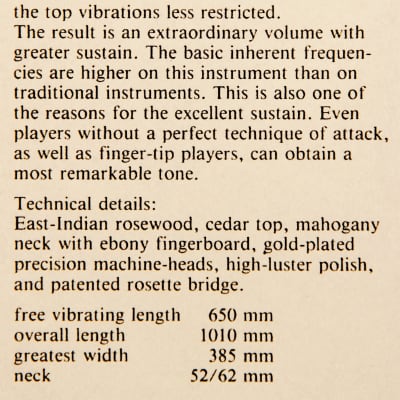 🇩🇪 Rarity / 1981 / Master Builder Dieter Hopf / Cartagena f.v.t.s. (free vibrating top system) 🌲 image 3