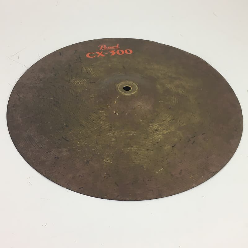 Vintage Rare Pearl CX-300 Bronze 16” Crash Cymbal Genuine MIJ