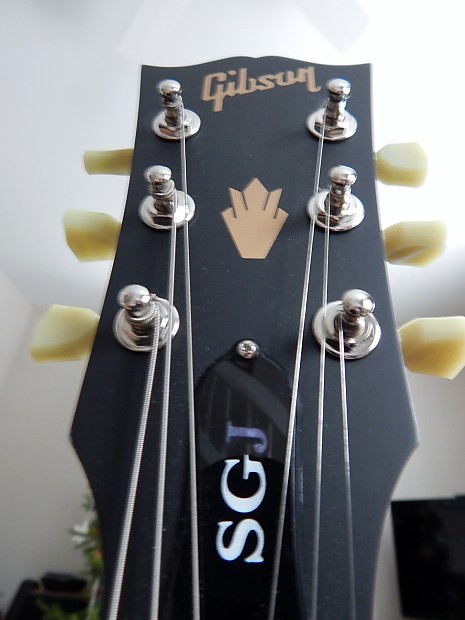 Gibson SGJ 2014 Chocolate Satin with Gibson gig bag and Gibson SGJ 2014 Chocolate Satin with Gibson gig bag and