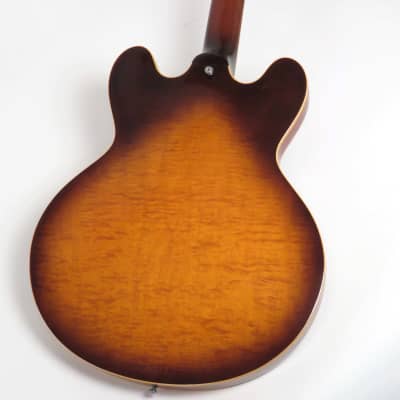 Gibson ES-335 Dot Reissue 1986 Sunburst ~ Super Flame Top and Back image 9